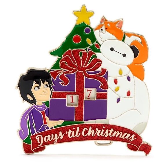 NWT Disney Store Big Hero 6 Christmas Countdown Limited Release Pin - Picture 2 of 4
